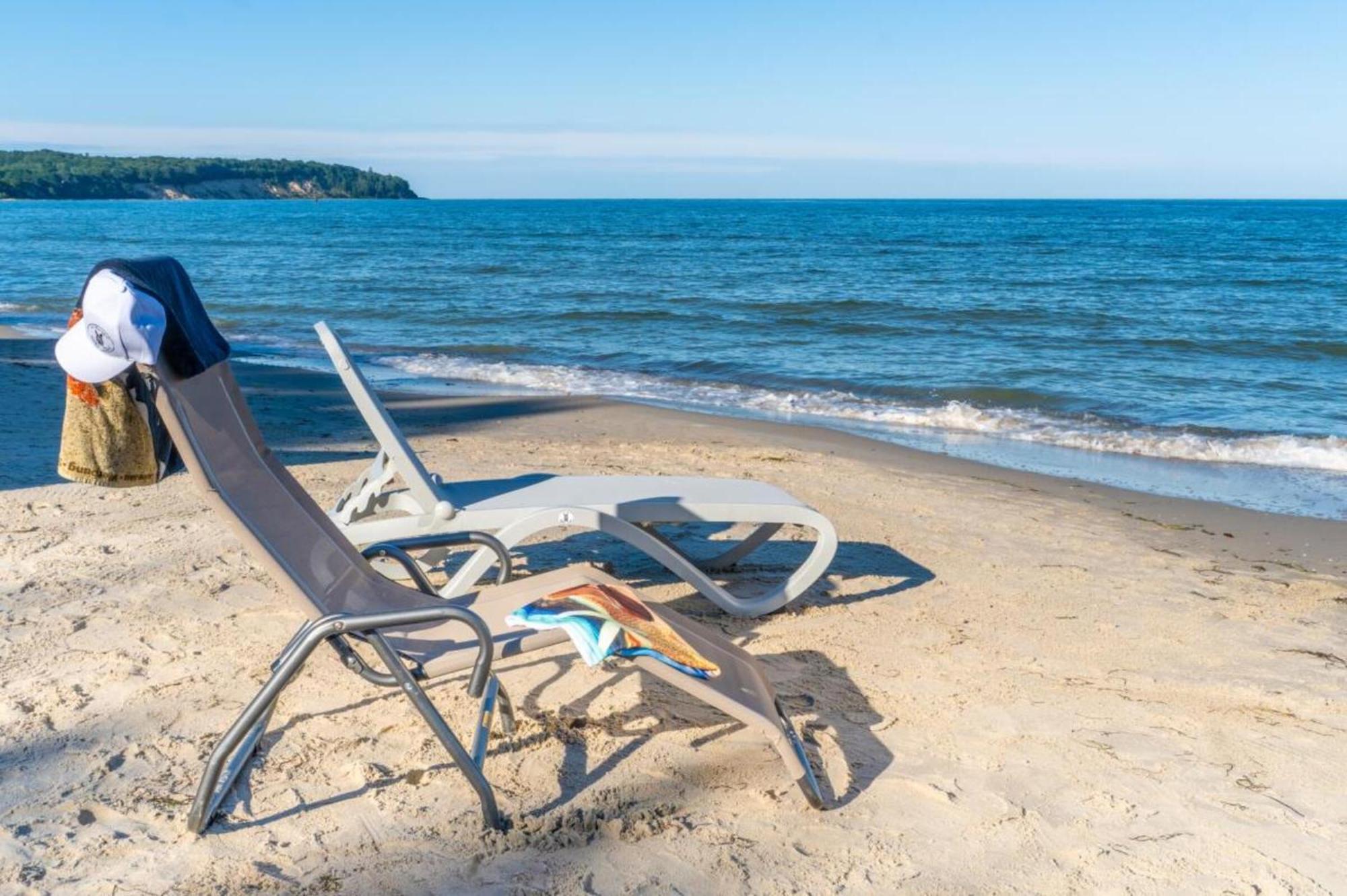 Traumhaftes Appartement Mit Balkon - Odins Blick Wohnung 6 - Mit Privatstrand, Sauna Лоббе Экстерьер фото