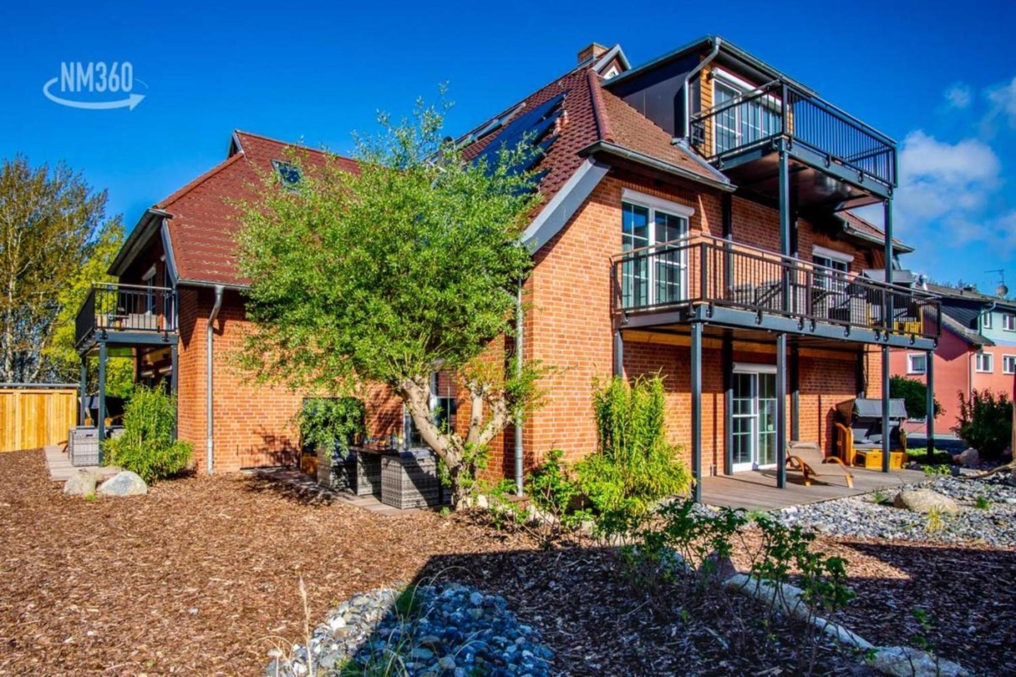 Traumhaftes Appartement Mit Balkon - Odins Blick Wohnung 6 - Mit Privatstrand, Sauna Лоббе Экстерьер фото